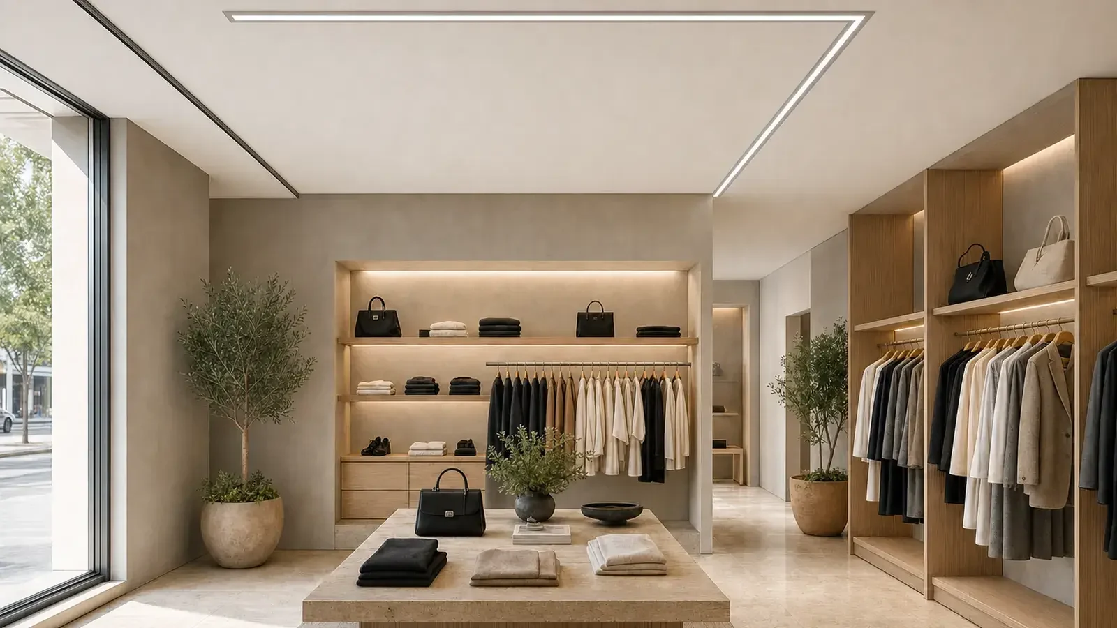 Made-to-measure trimless lighting