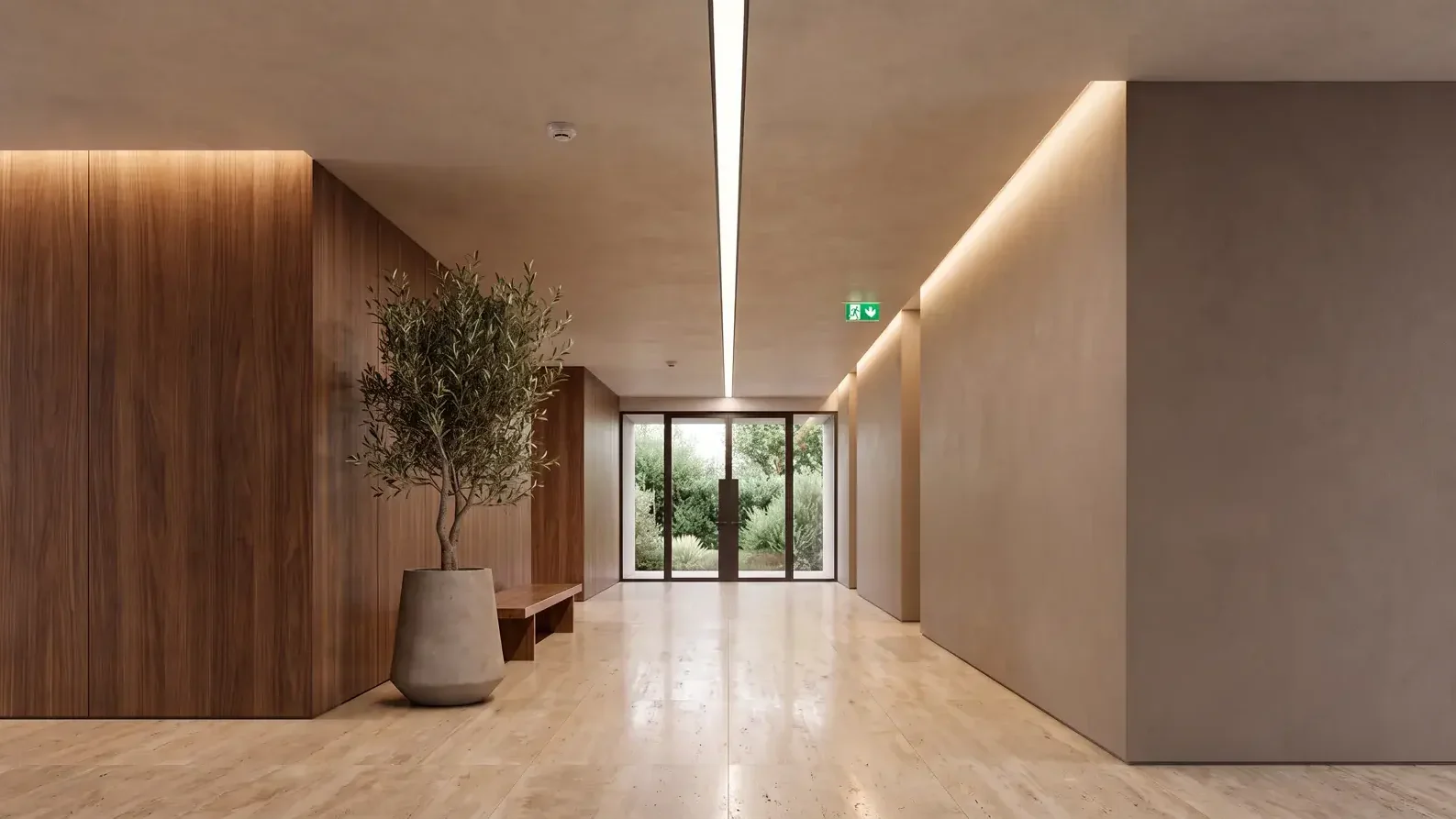 Trimless corners, junctions and shapes
