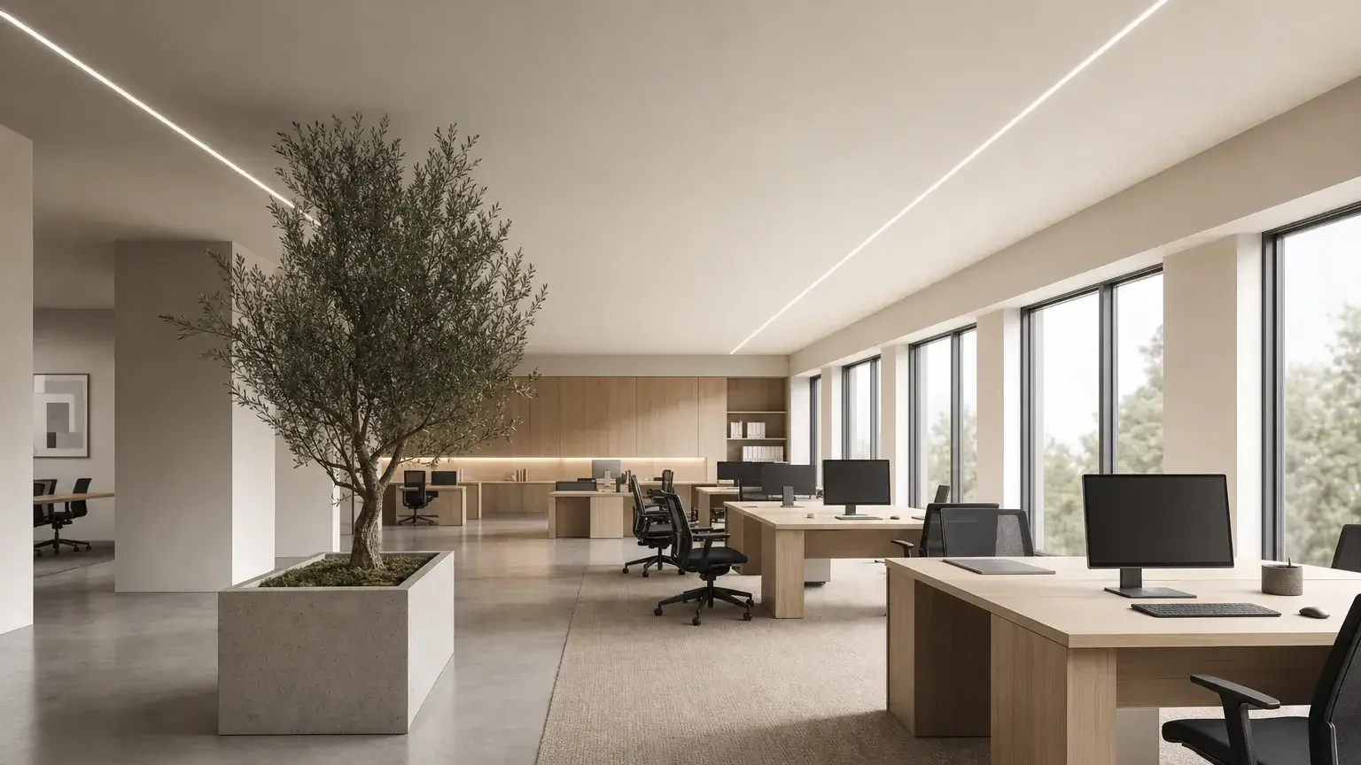 Trimless lighting in plasterboard ceilings