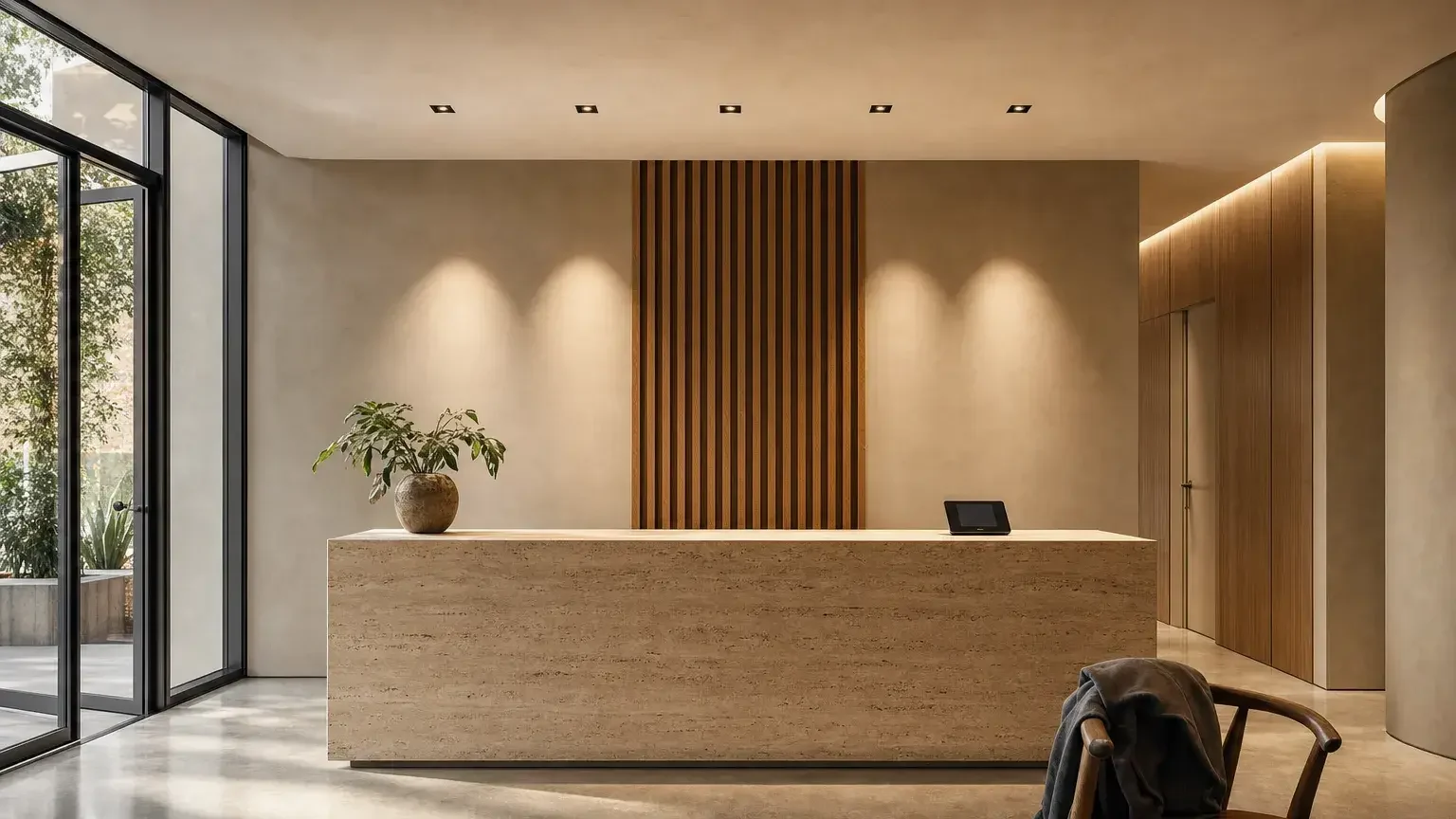 Trimless lighting in refurbishments