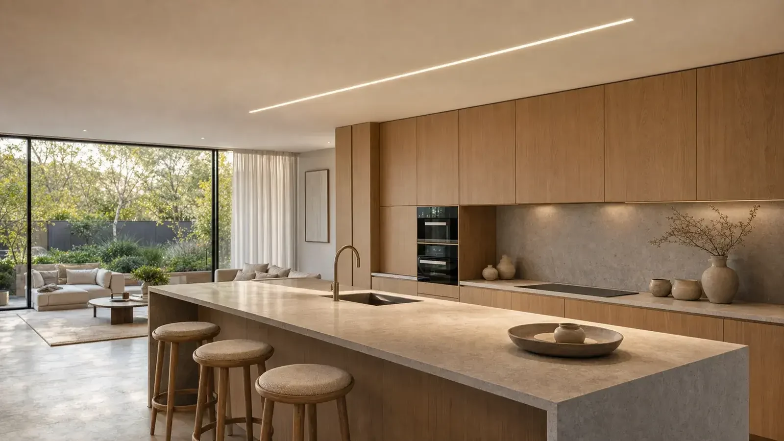 Trimless lighting for high-end homes